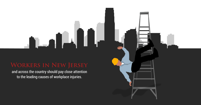 Workers in New Jersey and across the country should pay close attention to the leading causes of workplace injuries.