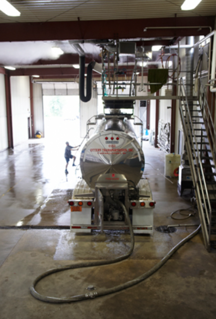 Example of a Truck Tank Washing Facility