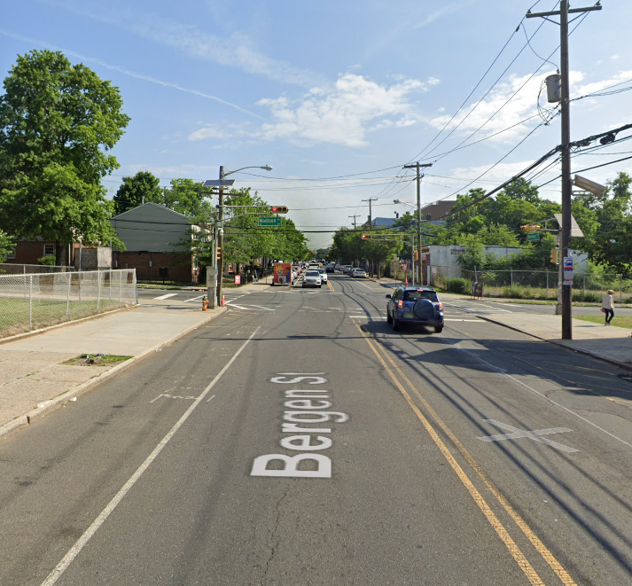 Bergen Street in Newark, New Jersey